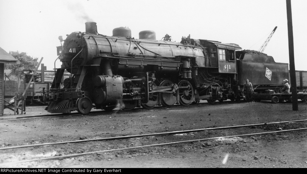 MILW 2-8-2 #411 - Milwaukee Road